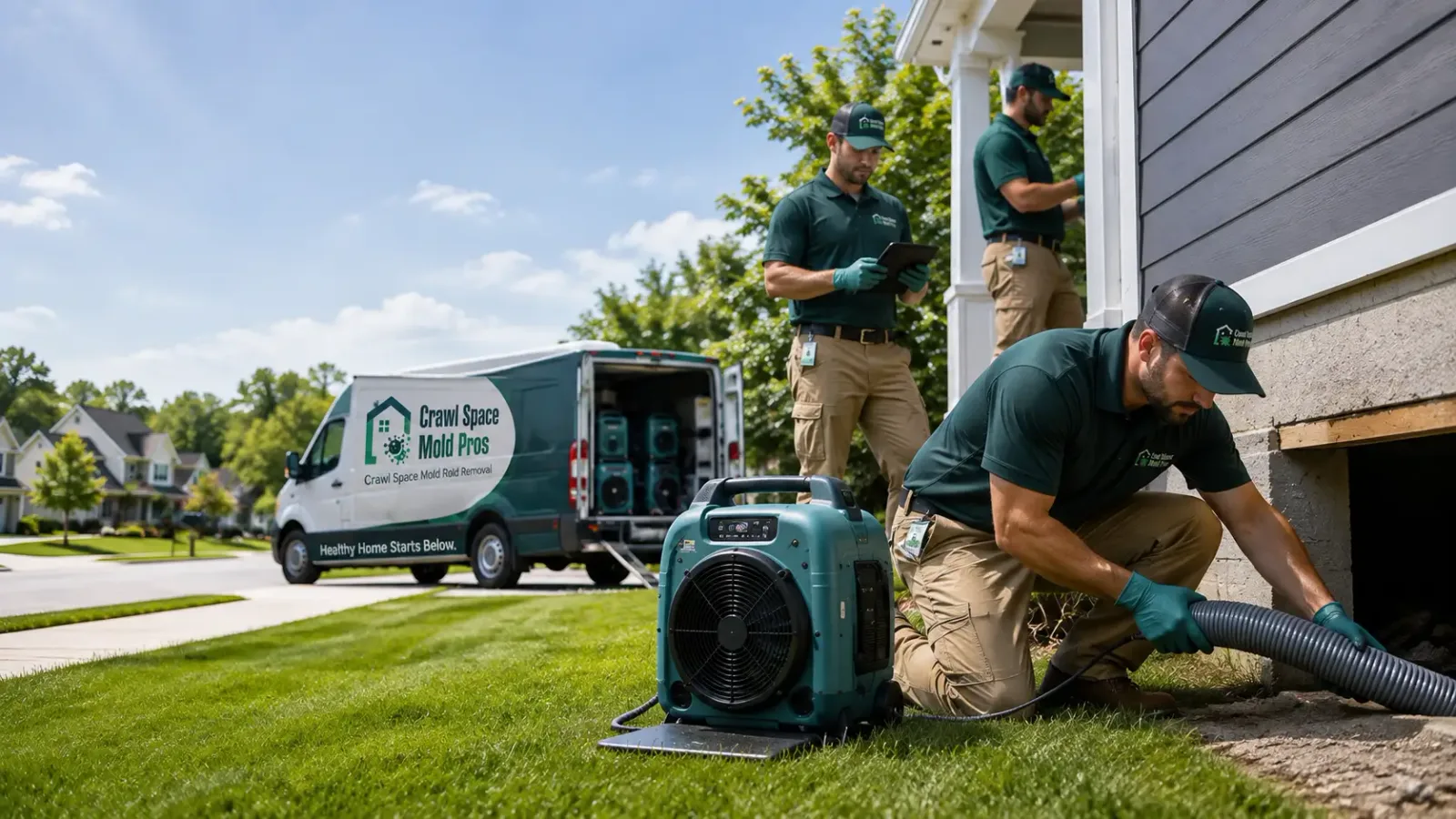 Crawl Space Mold Removal in Chiloquin, OR